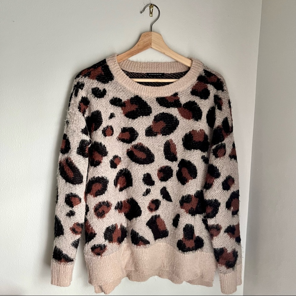 Leopard print sweater
